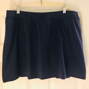 Land’s End Swimkini Skirt, Sz 16L, Navy Blue, NWOT